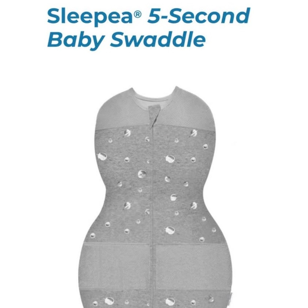 Sleepea Gray Five Second Swaddle